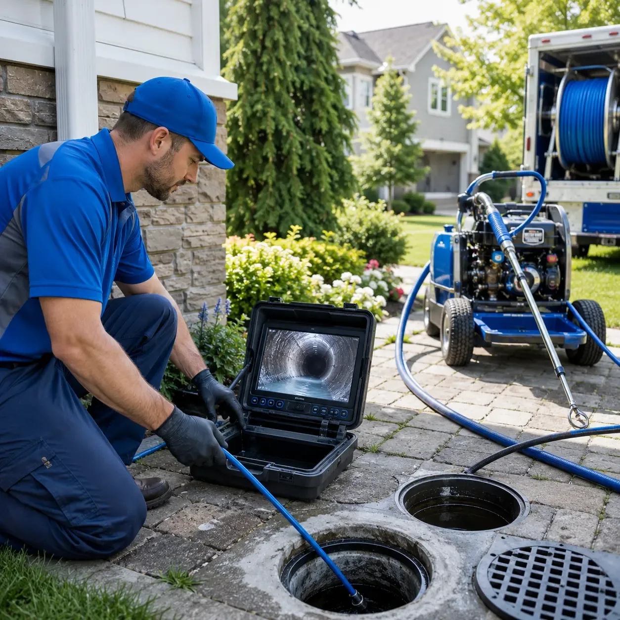 Outdoor drain cleaning professionals serving Todd, NC